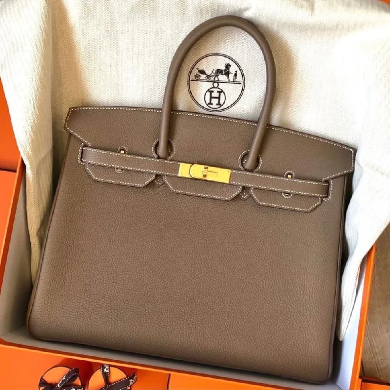 Hermès Birkin 35 Etoupe Togo Gold Hardware GHW