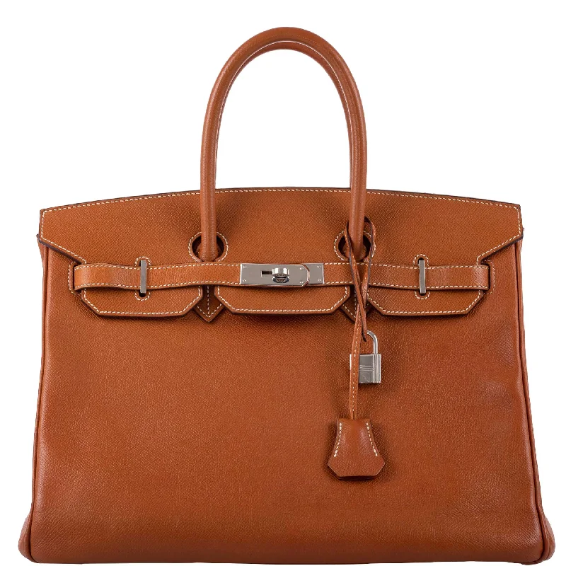 Hermès Birkin 35 Gold Epsom Palladium Hardware