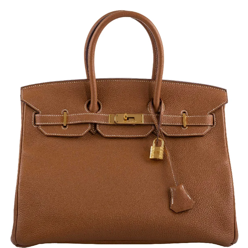 Hermès Birkin 35 Gold Togo Gold Hardware - Square O