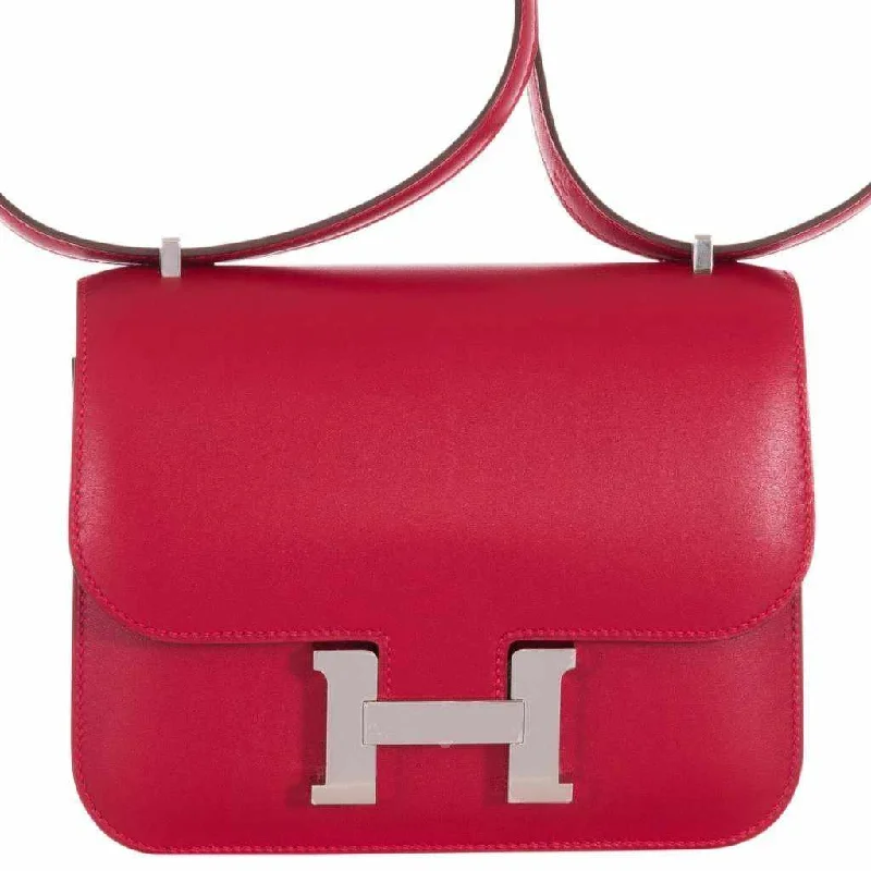 Hermès Constance 18 Rouge VIF Tadelakt Palladium Hardware