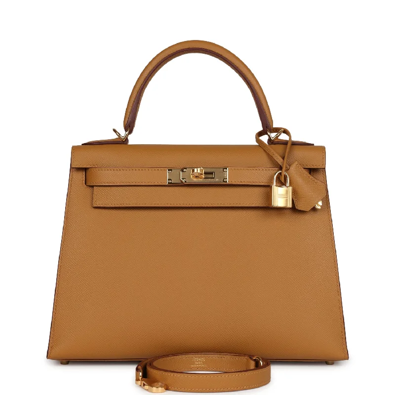 Hermes Kelly Sellier 28 Sesame Epsom Gold Hardware