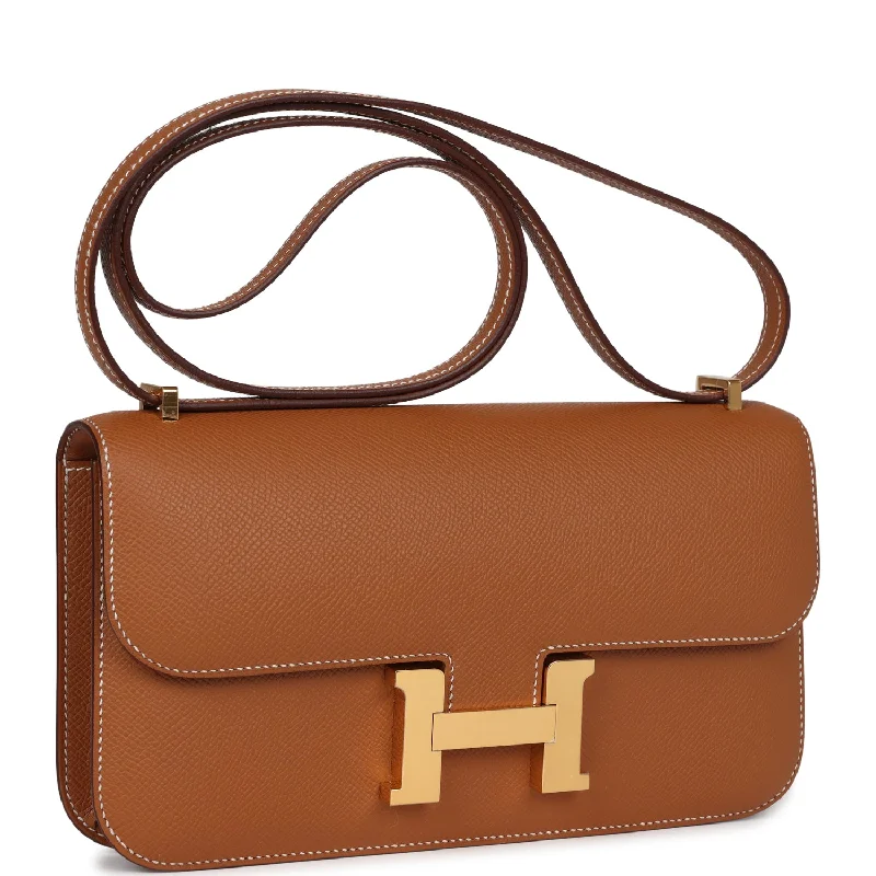 Hermes Constance Elan Gold Epsom Gold Hardware