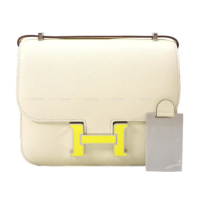 HERMES Shoulder bag Constance 3 18 Miroir Nata/Lime Veau Epsom/Lacquer Lacquer Stamp B[BRAND NEW][Authentic]