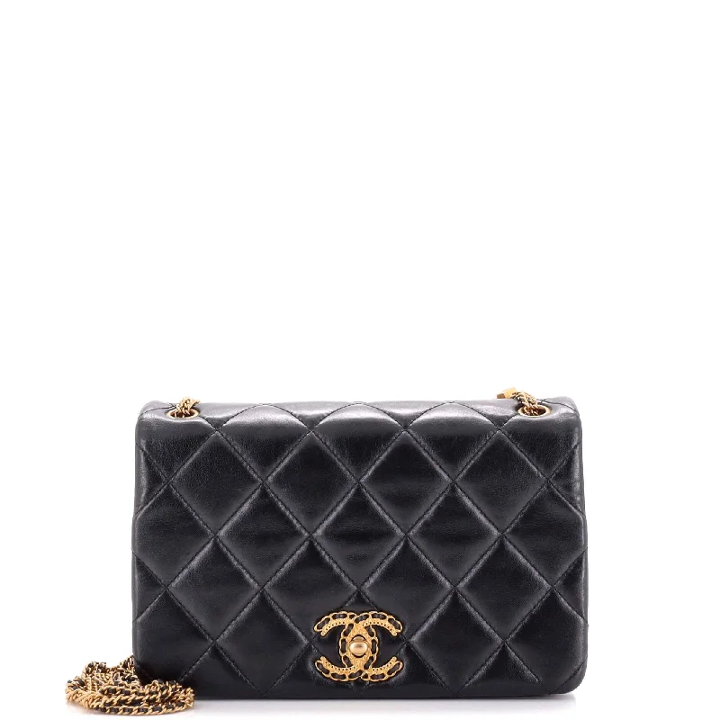 On And On Full Flap Bag Quilted Lambskin Mini