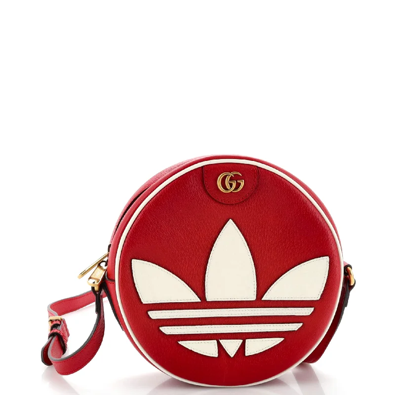 x adidas Ophidia Round Crossbody Bag Leather Small