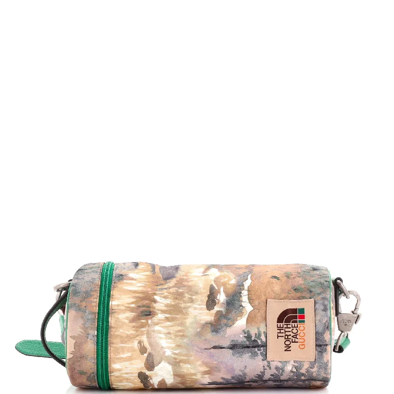 x The North Face Barrel Shoulder Bag Printed Nylon