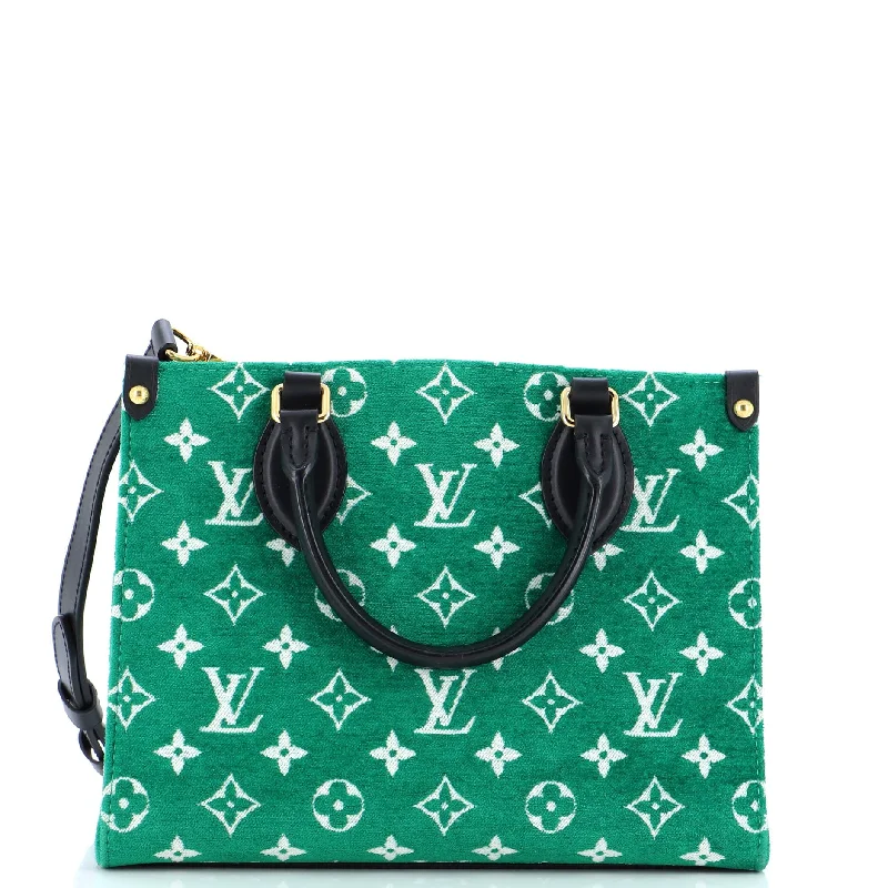 OnTheGo Tote LV Match Monogram Jacquard Velvet PM