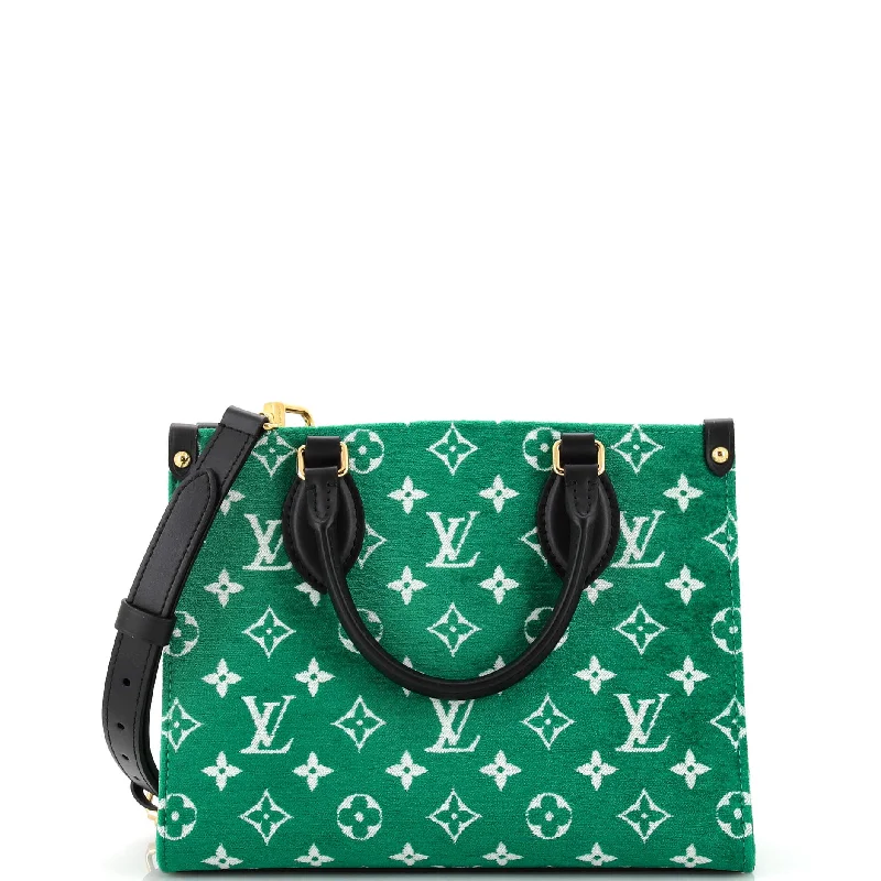 OnTheGo Tote LV Match Monogram Jacquard Velvet PM