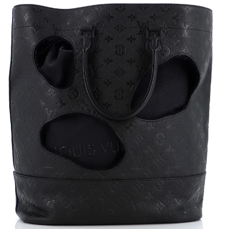 Rei Kawakubo Bag with Holes Monogram Empreinte Leather MM