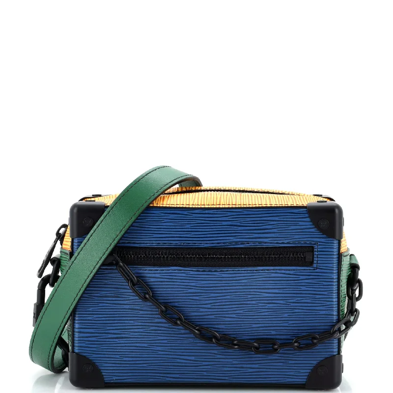 Soft Trunk Bag Colorblock Epi Leather Mini